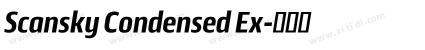 Scansky Condensed Ex字体转换